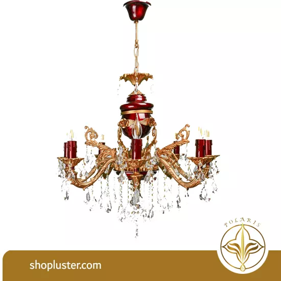 لوستر 6 شاخه نورسازان کد: a500