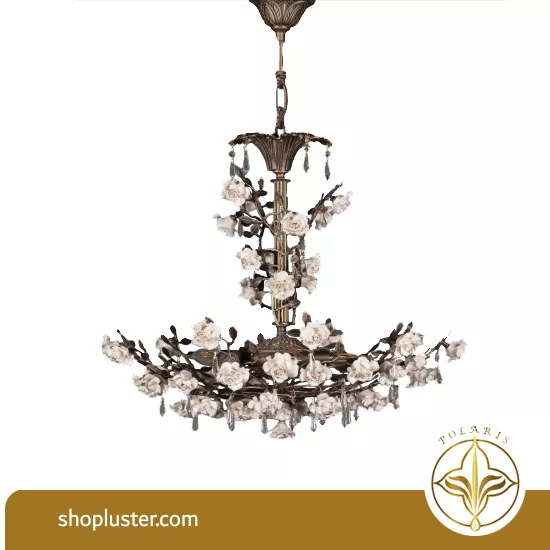 لوستر 8 لامپ نورسازان کد:242