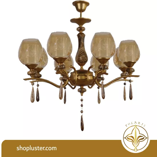 لوستر 8شاخه نورسازان کد:844